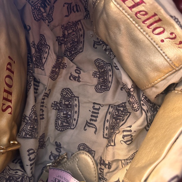 VINTAGE AUTHENTIC Juicy Couture Pink Velour Daydreamer Bag - Picture 4 of 10